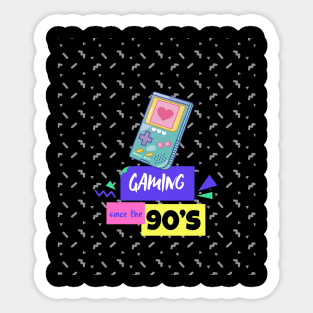 Gaming in the 90's Sticker